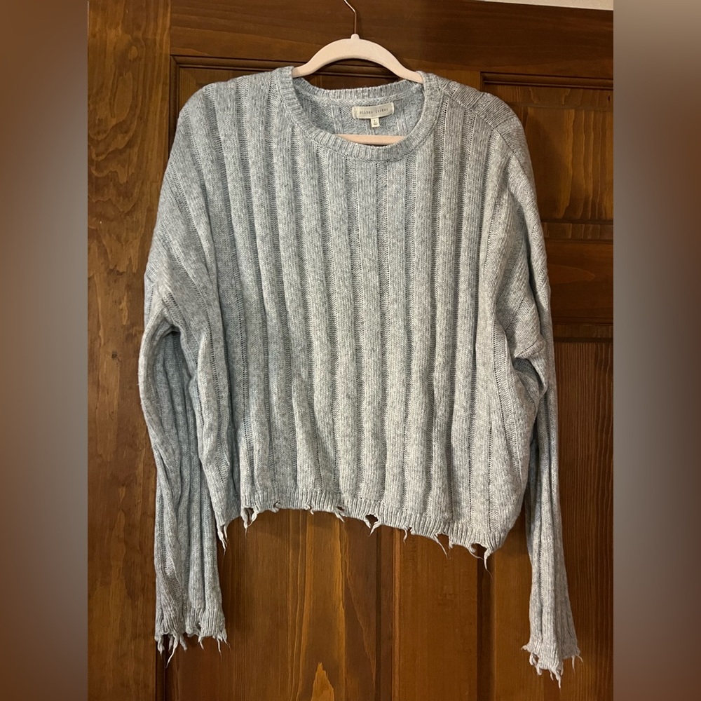 Buckle Brand Gray Ribbed Women's Sweater